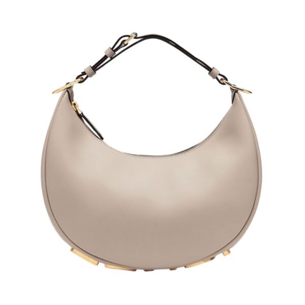 Ledertasche in Taubengrau 24.5 cm