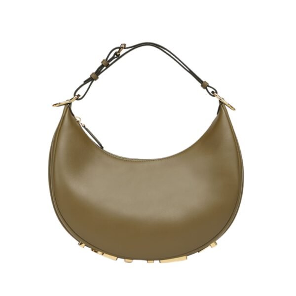 Grüne Ledertasche 24.5 cm