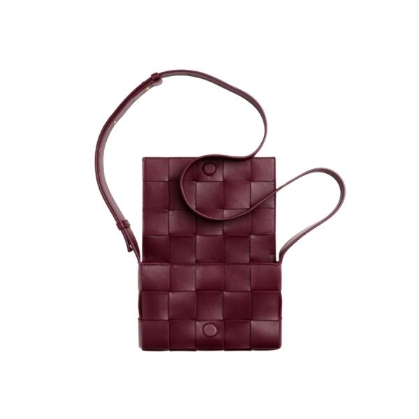 Kleine Intreccio-Leder Tasche in Barolo 12 cm - Image 2