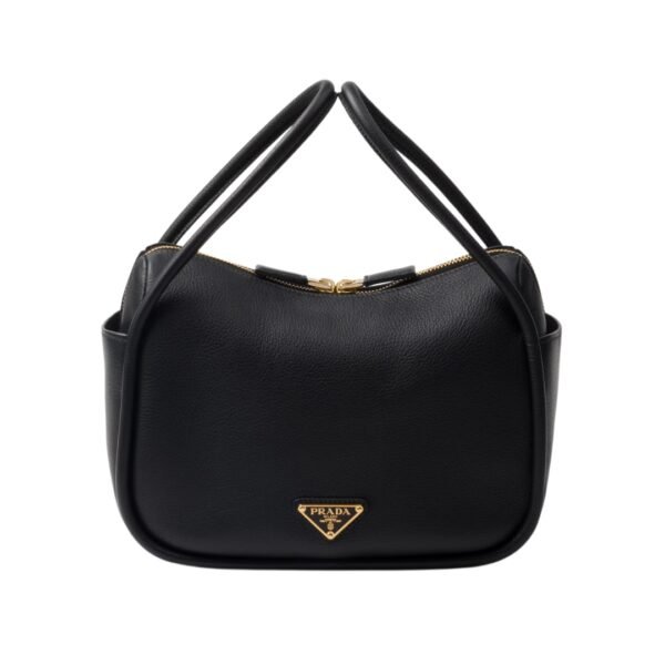 Darling Lederhandtasche in Schwarz 18 cm