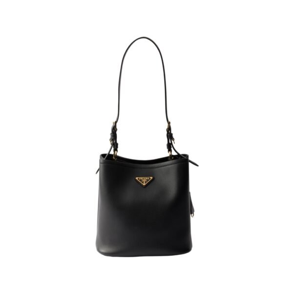 Die schwarze Ledertasche 22.5 cm