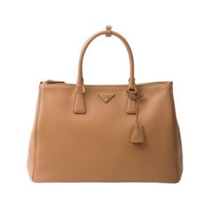 Extra-große Galleria Ledertasche in Natur 22.5 cm