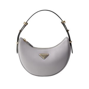 Arqué kleine Ledertasche Granitgrau 18.5cm