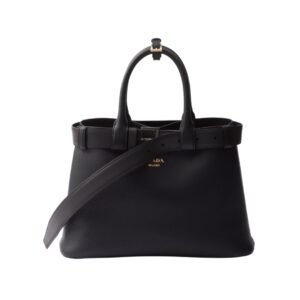 Buckle kleine Lederhandtasche mit Gürtel 23cm
