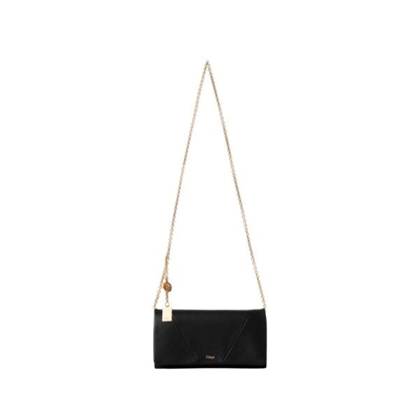 Brieftasche mit Kettenriemen und Klappe 20 cm