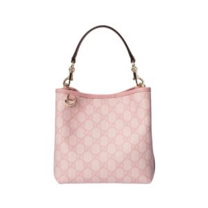 GG Emblem Mini-Beuteltasche Hellrosa 19 cm
