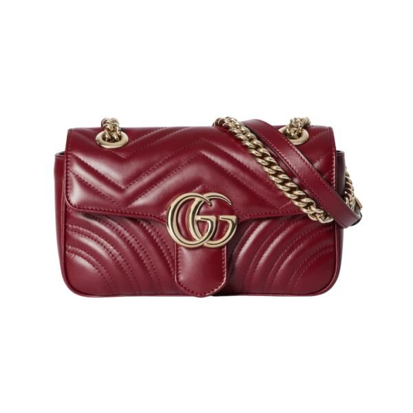 GG Marmont Mini-Schultertasche Gucci Rot 22 cm