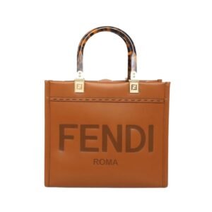 Braune Kalbsledertasche 22 cm