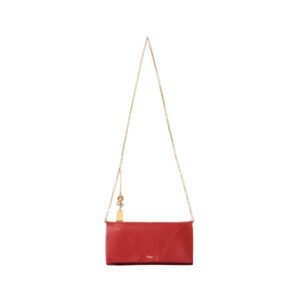 Brieftasche mit Kettenriemen und Überschlag 20 cm