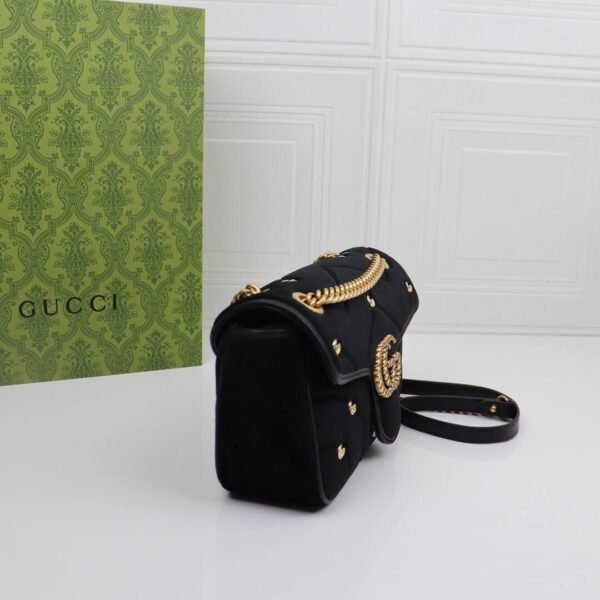 GG Marmont Mini Schwarz 22 cm - Image 4