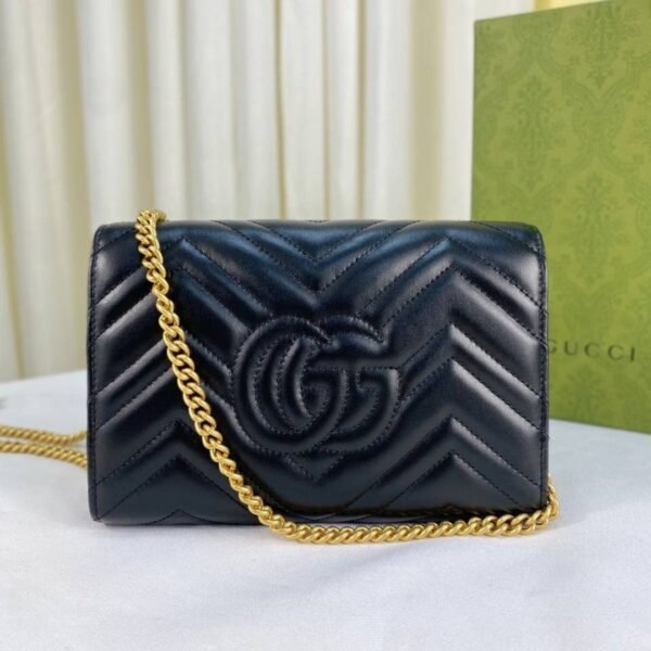 GG Marmont Matelasse Schwarz 20 cm - Image 4