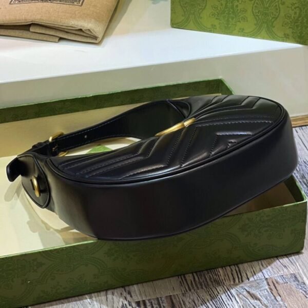 GG Marmont Half-Moon Schwarz 21 cm - Image 4