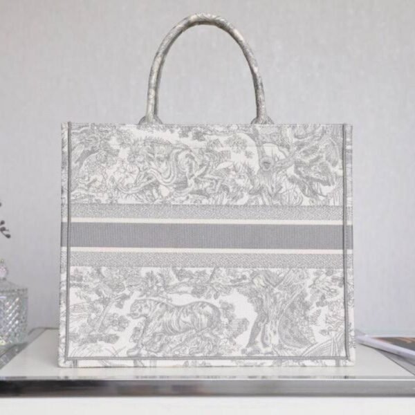 Book Tote Grau/Ecru 42 cm - Image 3