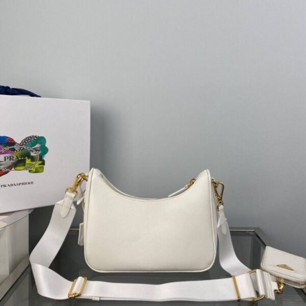 Re-Edition 2005 Saffiano Weiß 22 cm - Image 3