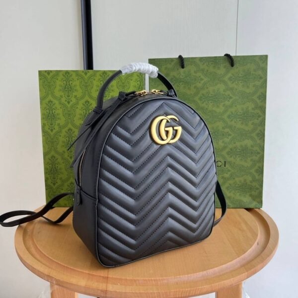 GG Marmont Backpack Schwarz 23 cm - Image 2