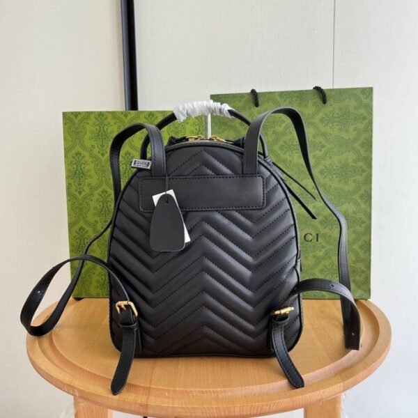 GG Marmont Backpack Schwarz 23 cm - Image 4
