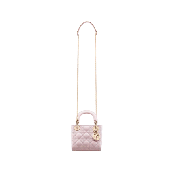 Blush roze lamsleer met Cannage-motief 20cm - Image 2