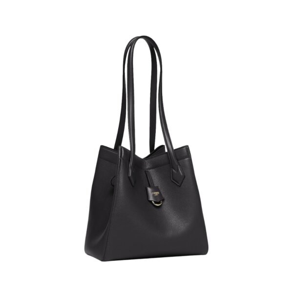 Umwandelbare Ledertasche in Schwarz 27 cm - Image 2