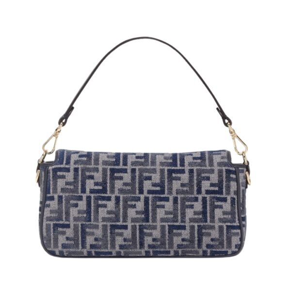 FF-Tasche aus dunkelblauer Chenille 15 cm - Image 2
