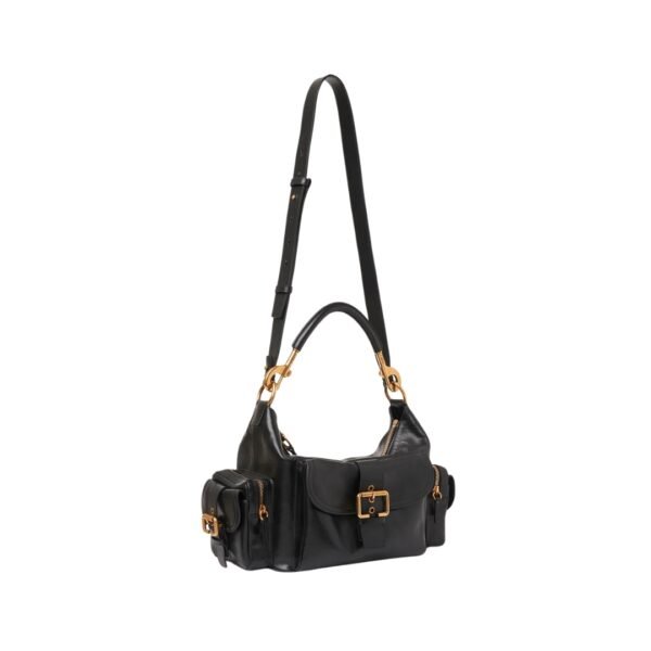 Kamera-Tasche aus glänzendem Leder 34 cm - Image 2