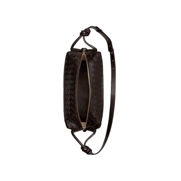 Intrecciato Weekender mit glattem Leder in Fondant 18.5 cm - Image 3