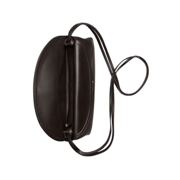 Crossbody-Tasche aus glattem Kalbsleder in Fondant 18.5 cm - Image 2