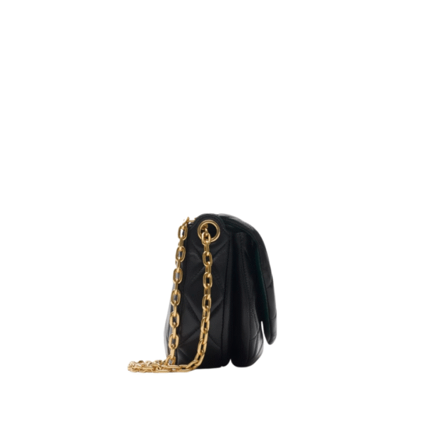 Gepolsterte Schaukelpferd Tasche Schwarz/Gold 20 cm - Image 2