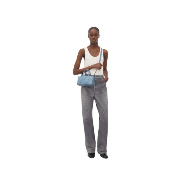 Tote-Tasche mit verlängerter Silhouette in Eis 11 cm - Image 3