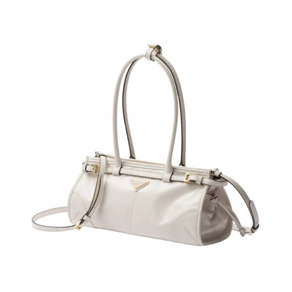 Mittelgroße Lederhandtasche mit Griff 12.5 cm - Image 2