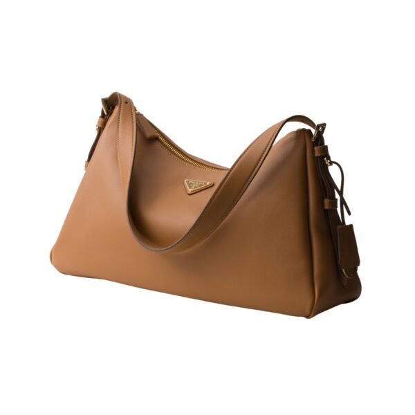 Aimée große Lederschultertasche Karamell 23cm - Image 2
