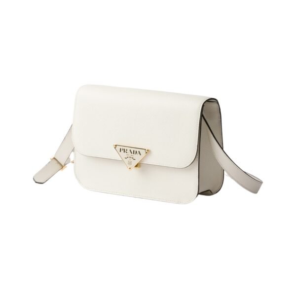Saffiano Leder-Schultertasche mit Überschlag 15 cm - Image 2