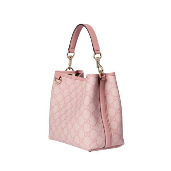 GG Emblem Mini-Beuteltasche Hellrosa 19 cm - Image 2