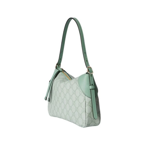 GG Emblem Tasche Salbeigrün 24.5 cm - Image 2