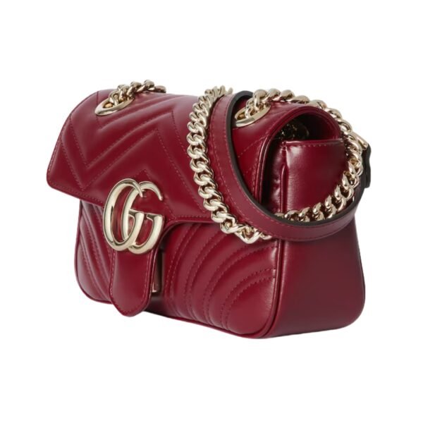 GG Marmont Mini-Schultertasche Gucci Rot 22 cm - Image 2