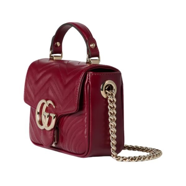 GG Marmont Mini-Tote-Tasche Rosso Ancora Rot 17 cm - Image 2