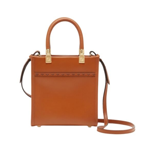 Mini braune Ledertasche 17.5 cm - Image 2