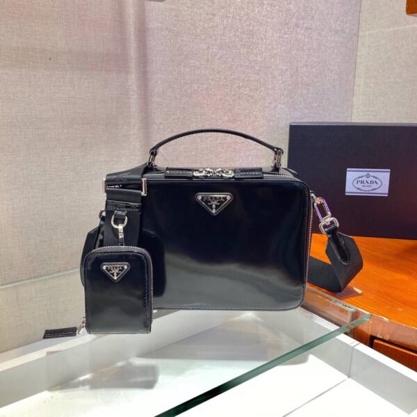 Brique Saffiano Schwarz 22 cm - Image 7