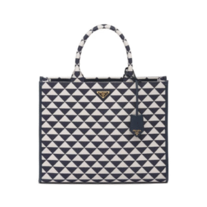 Symbole Embroidered Tote Blau 39 cm