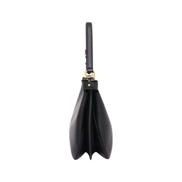 Schwarze Ledertasche  25.5 cm - Image 3