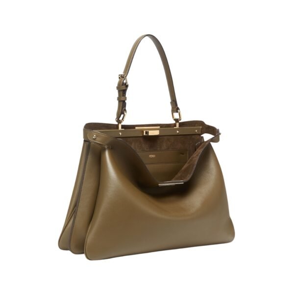 Grüne Ledertasche 28cm - Image 3
