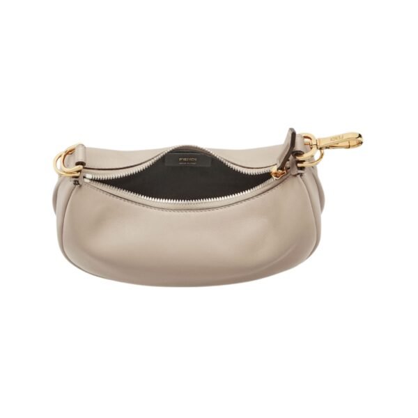 Mini Ledertasche in Taubengrau 13 cm - Image 3