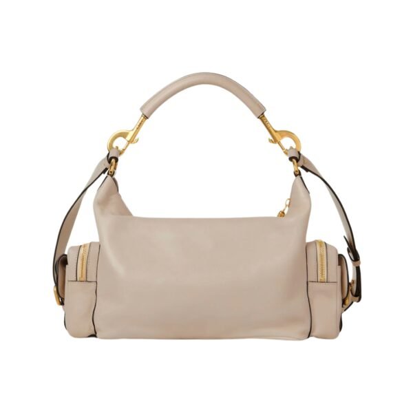 Kamera-Tasche aus glänzendem Leder 34 cm - Image 3