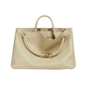 Top-Griff-Tasche aus seidigem Kalbsleder 25 cm