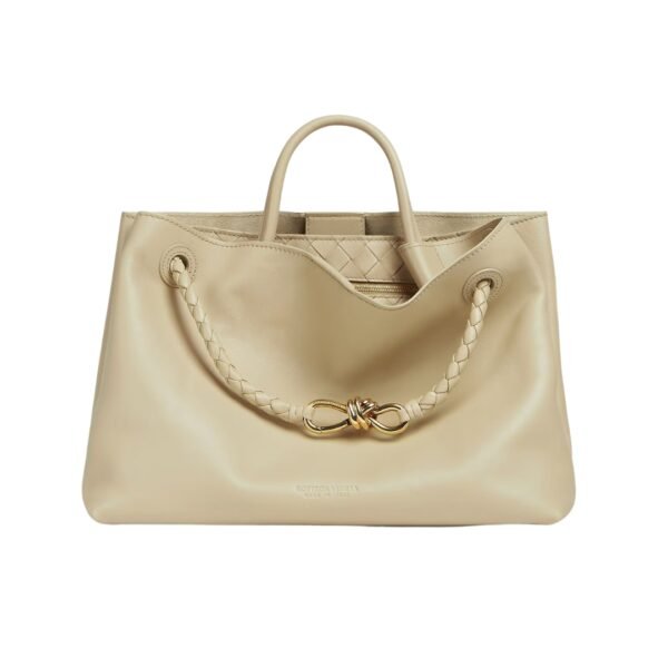 Top-Griff-Tasche aus seidigem Kalbsleder 25 cm