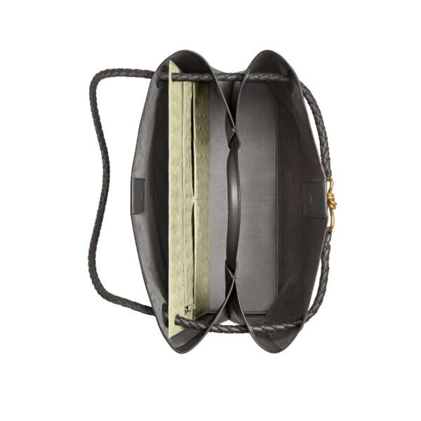 Große Andiamo Top-Griff-Tasche aus seidigem Kalbsleder in Lapilli 25 cm - Image 3