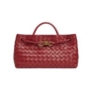 Top-Griff-Tasche mit verlängertem Griff in Rosenholz 18 cm