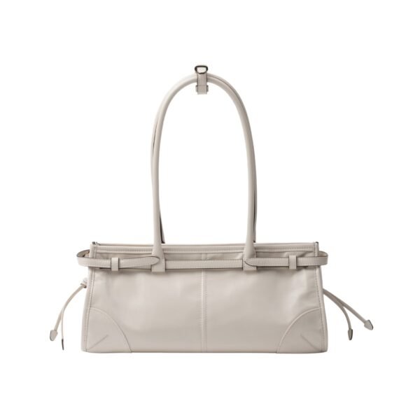 Mittelgroße Lederhandtasche mit Griff 12.5 cm - Image 3