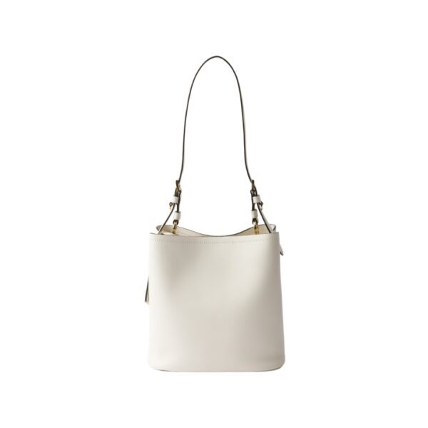 Mittelgroße Ledertasche in Weiß 22.5 cm - Image 3