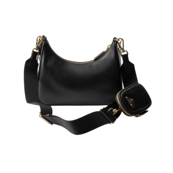 Re-Edition 2005 Ledertasche in Schwarz 18cm - Image 3
