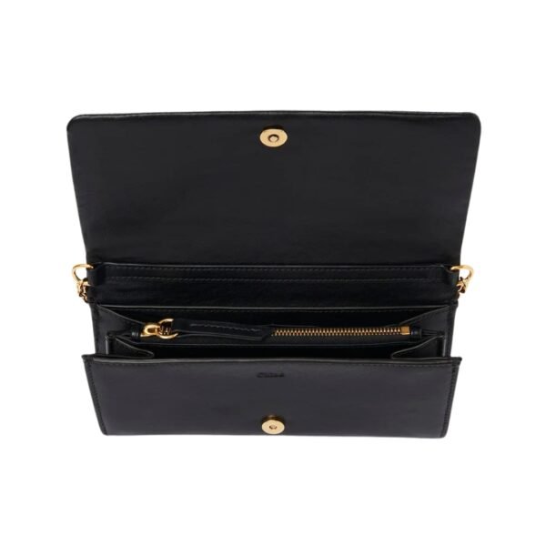 Brieftasche mit Kettenriemen und Klappe 20 cm - Image 3